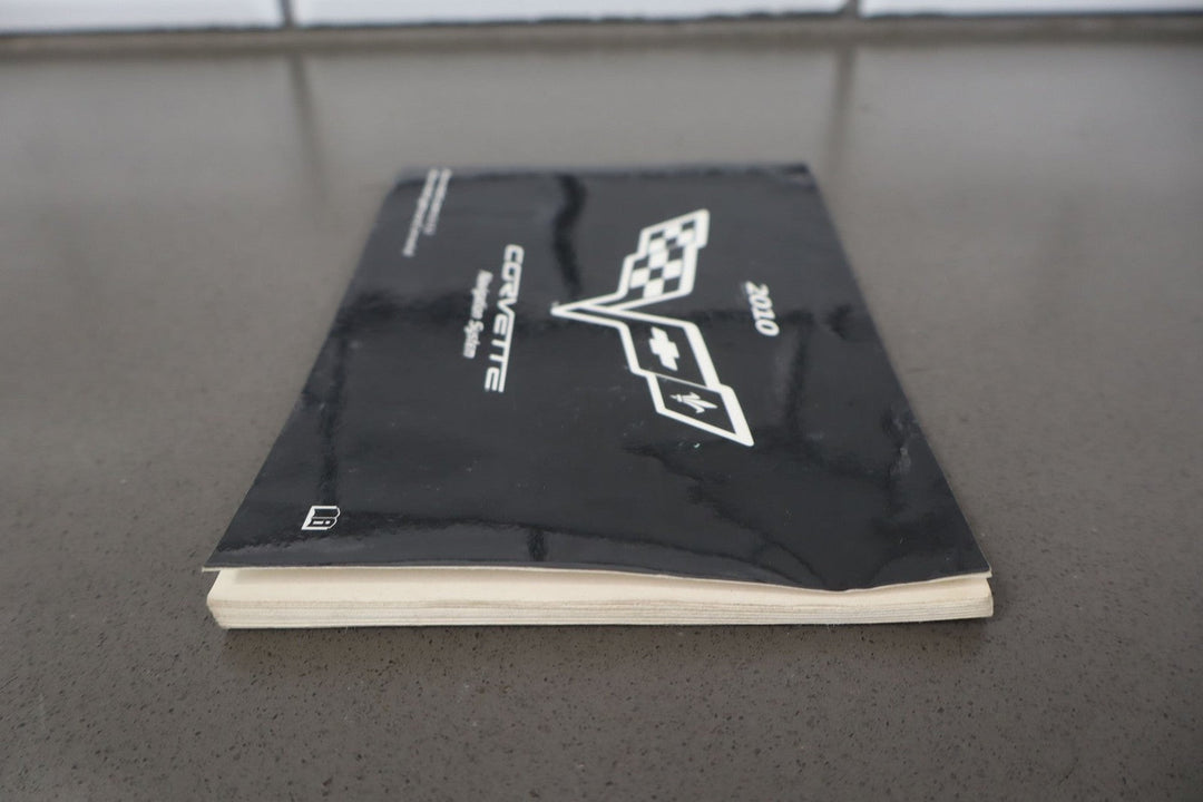 2010 C6 Corvette Owners Manual W/Navigation System Manual