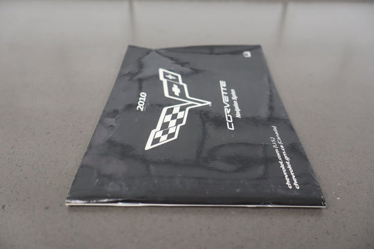 2010 C6 Corvette Owners Manual W/Navigation System Manual