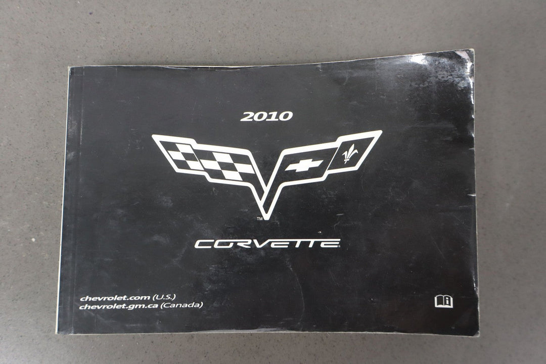 2010 C6 Corvette Owners Manual W/Navigation System Manual