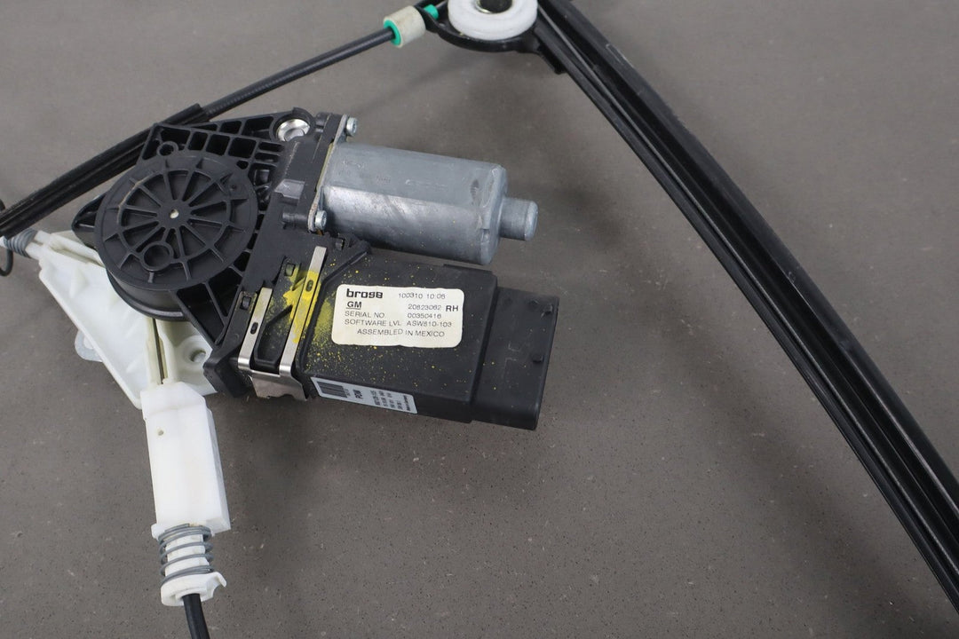 2010 Chevrolet Corvette Right Front Door Regulator Genuine