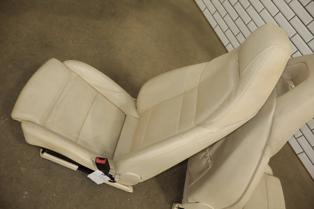 2010 Porsche Panamera 4 S Leather Seats Set Yachting Blue/ Cream BD