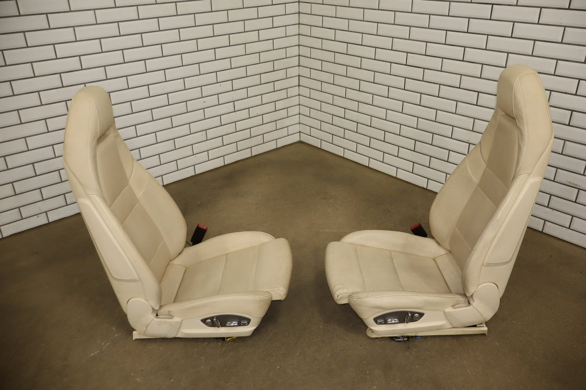 2010 Porsche Panamera 4 S Leather Seats Set Yachting Blue/ Cream BD