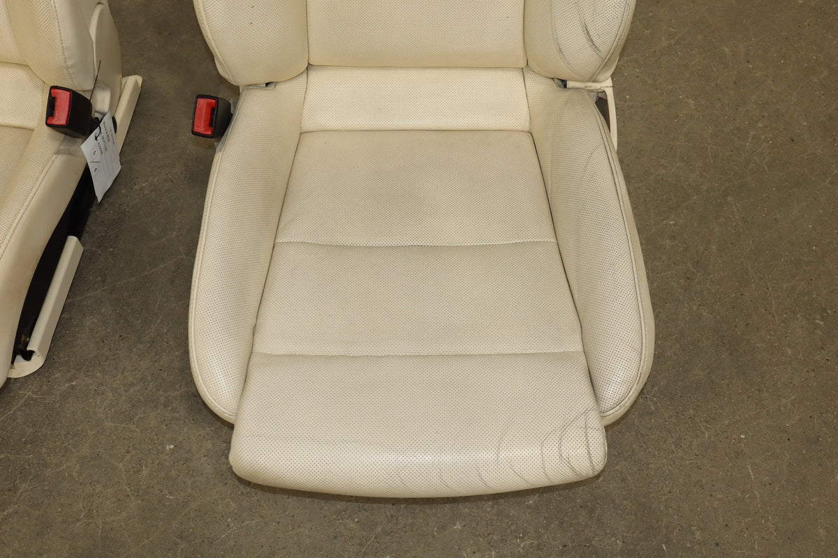 2010 Porsche Panamera 4 S Leather Seats Set Yachting Blue/ Cream BD