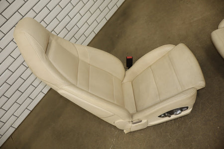 2010 Porsche Panamera 4 S Leather Seats Set Yachting Blue/ Cream BD