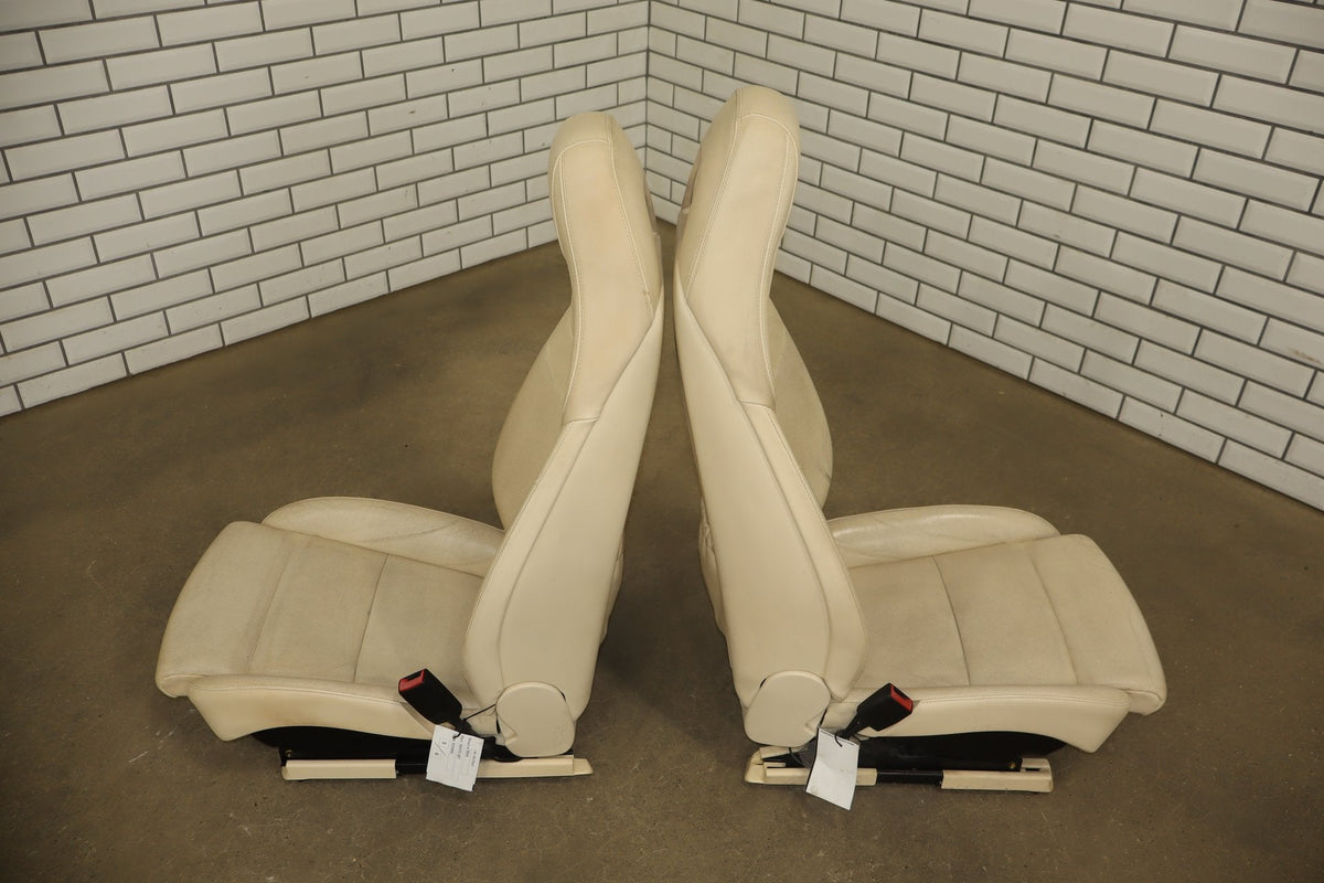 2010 Porsche Panamera 4 S Leather Seats Set Yachting Blue/ Cream BD