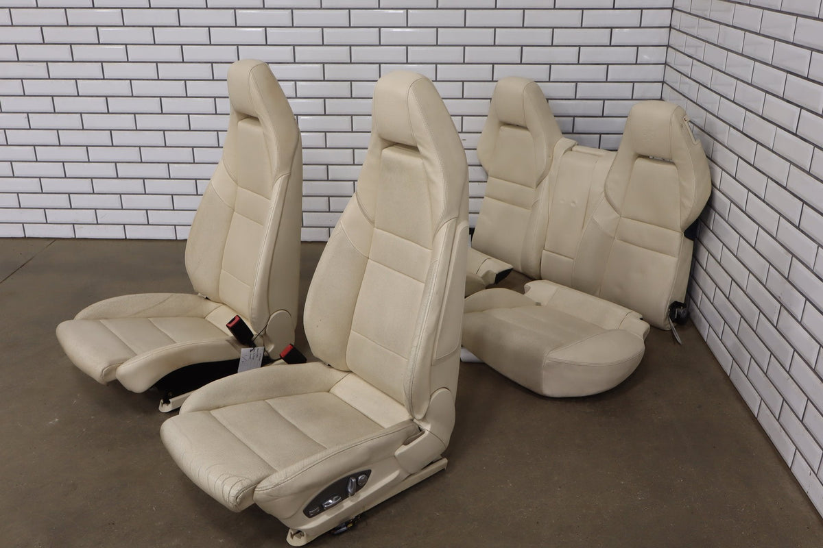 2010 Porsche Panamera 4 S Leather Seats Set Yachting Blue/ Cream BD