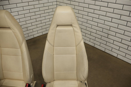 2010 Porsche Panamera 4 S Leather Seats Set Yachting Blue/ Cream BD