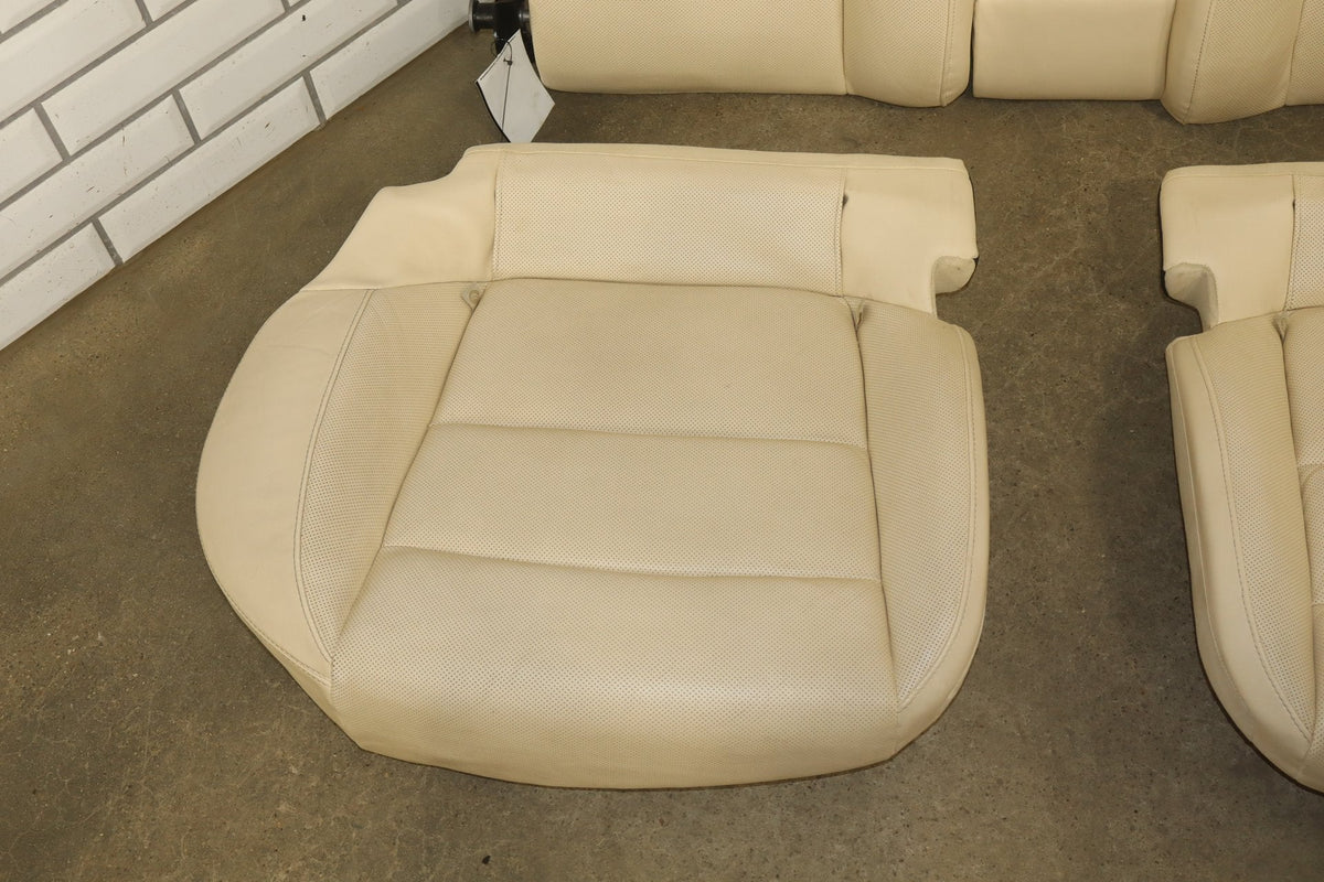 2010 Porsche Panamera 4 S Leather Seats Set Yachting Blue/ Cream BD