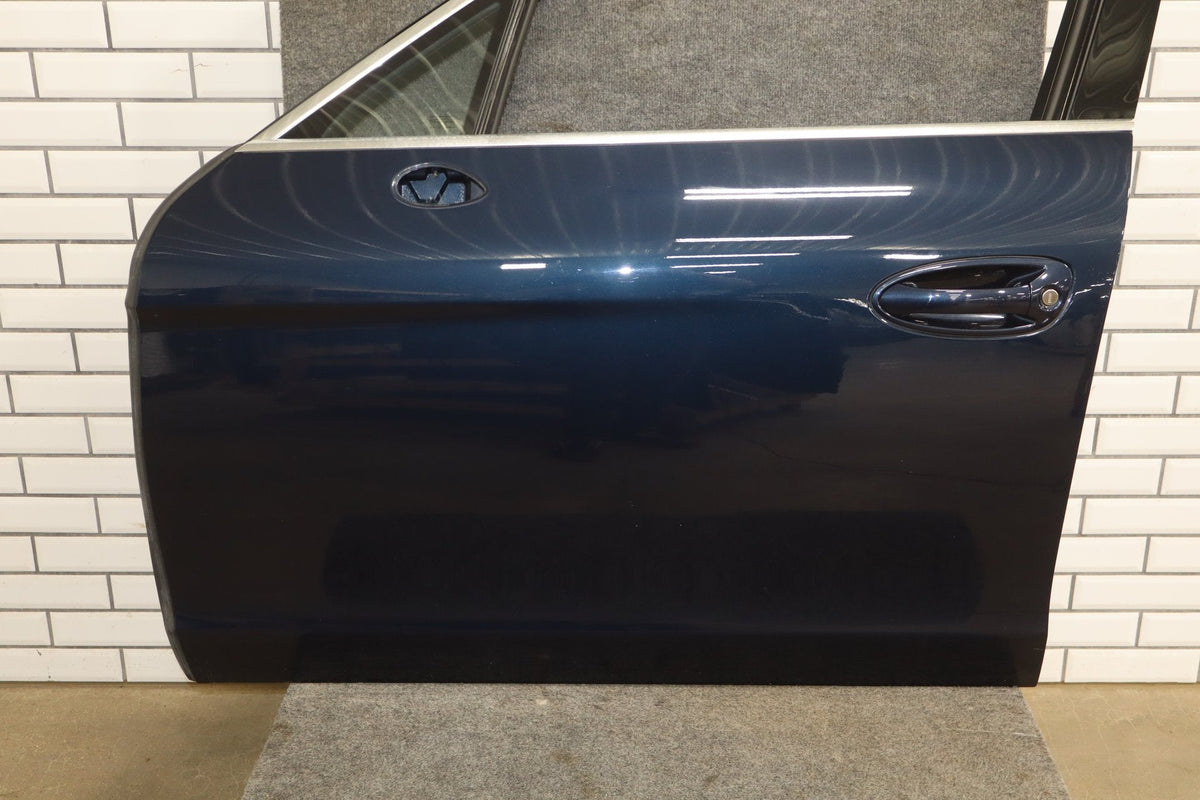 2010 Porsche Panamera 4 S Left Front Door Dark Blue Metallic N4