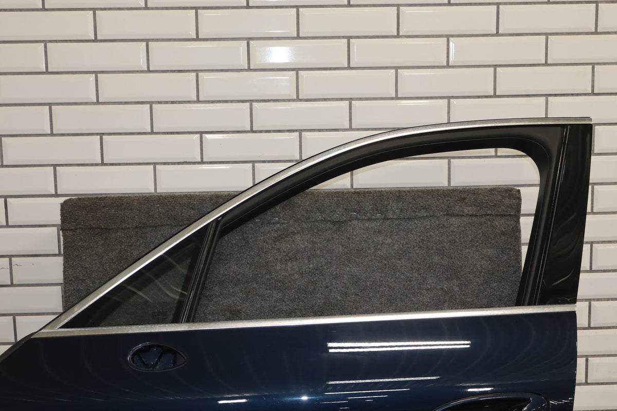 2010 Porsche Panamera 4 S Left Front Door Dark Blue Metallic N4