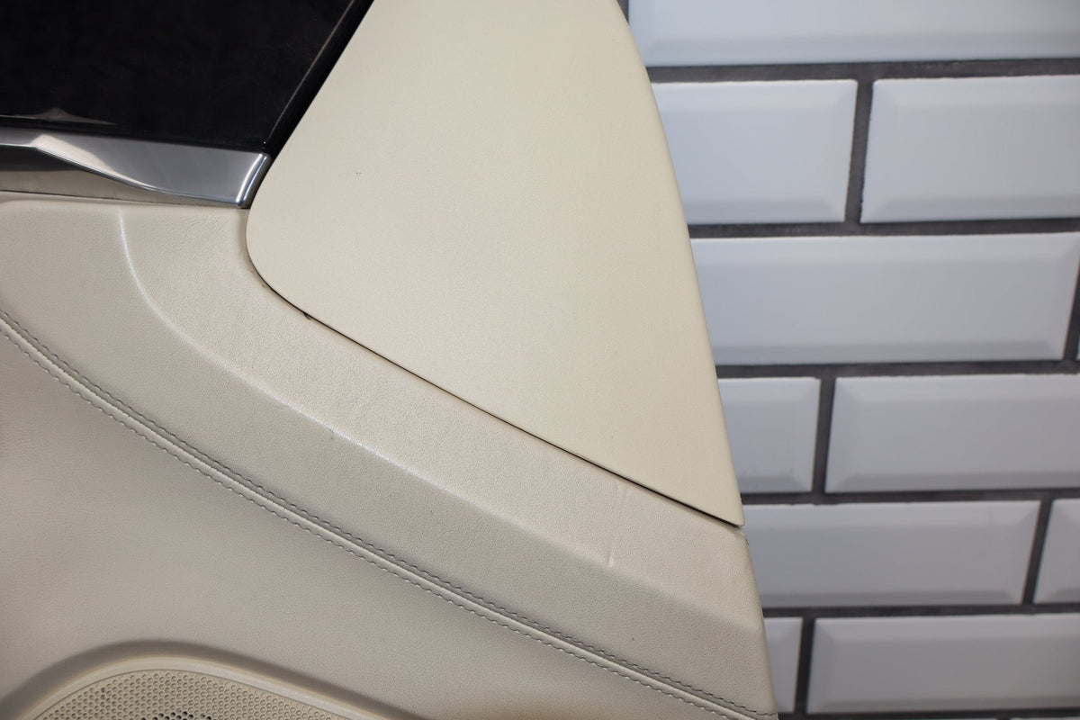 2010 Porsche Panamera 4 S Left Front Interior Trim Panel Yachting Blue/ Cream BD