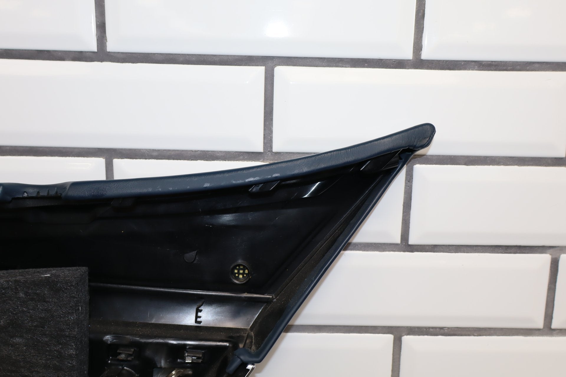 2010 Porsche Panamera 4 S Left Rear Door Panel Yachting Blue/ Cream BD