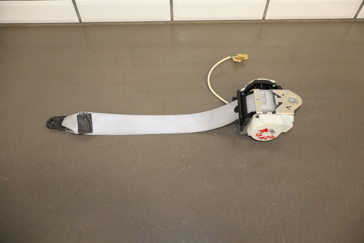 2010 Porsche Panamera 4 S Left Rear Seat Belt Yachting Blue/ Cream BD