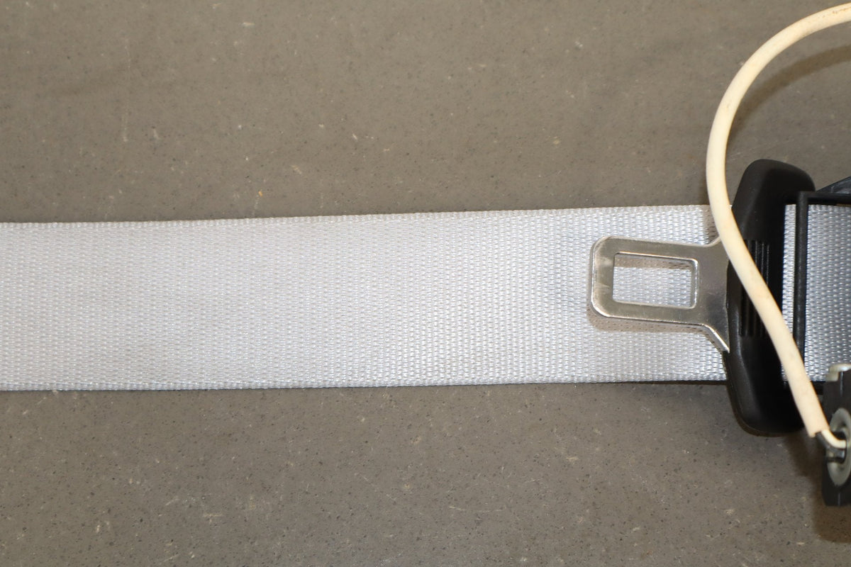 2010 Porsche Panamera 4 S Left Rear Seat Belt Yachting Blue/ Cream BD