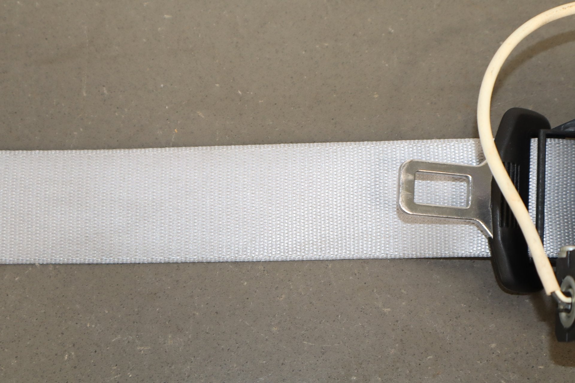 2010 Porsche Panamera 4 S Left Rear Seat Belt Yachting Blue/ Cream BD