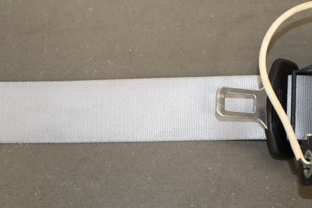 2010 Porsche Panamera 4 S Left Rear Seat Belt Yachting Blue/ Cream BD