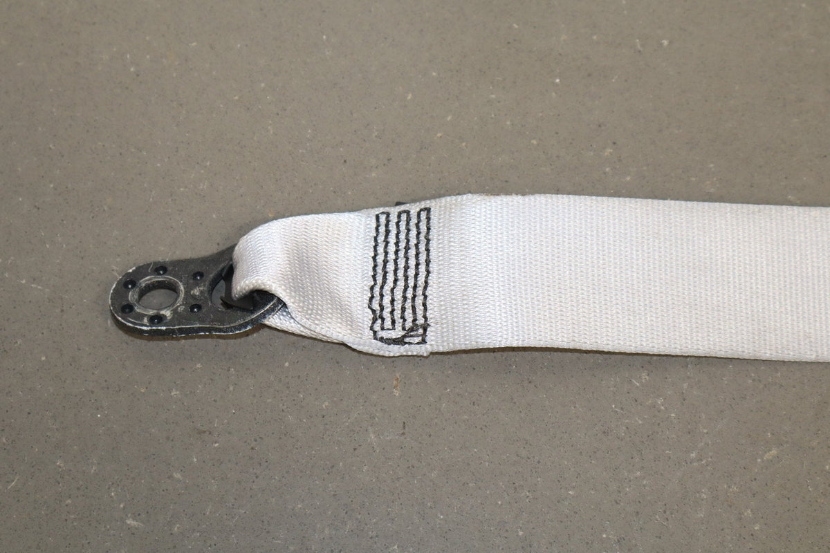 2010 Porsche Panamera 4 S Left Rear Seat Belt Yachting Blue/ Cream BD