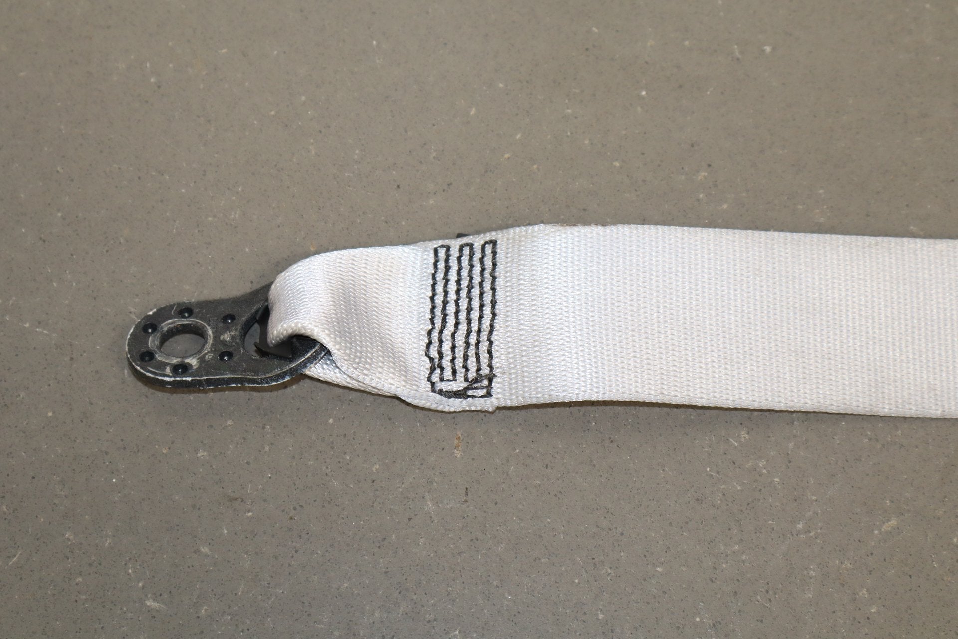 2010 Porsche Panamera 4 S Left Rear Seat Belt Yachting Blue/ Cream BD