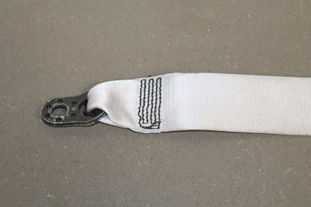 2010 Porsche Panamera 4 S Left Rear Seat Belt Yachting Blue/ Cream BD