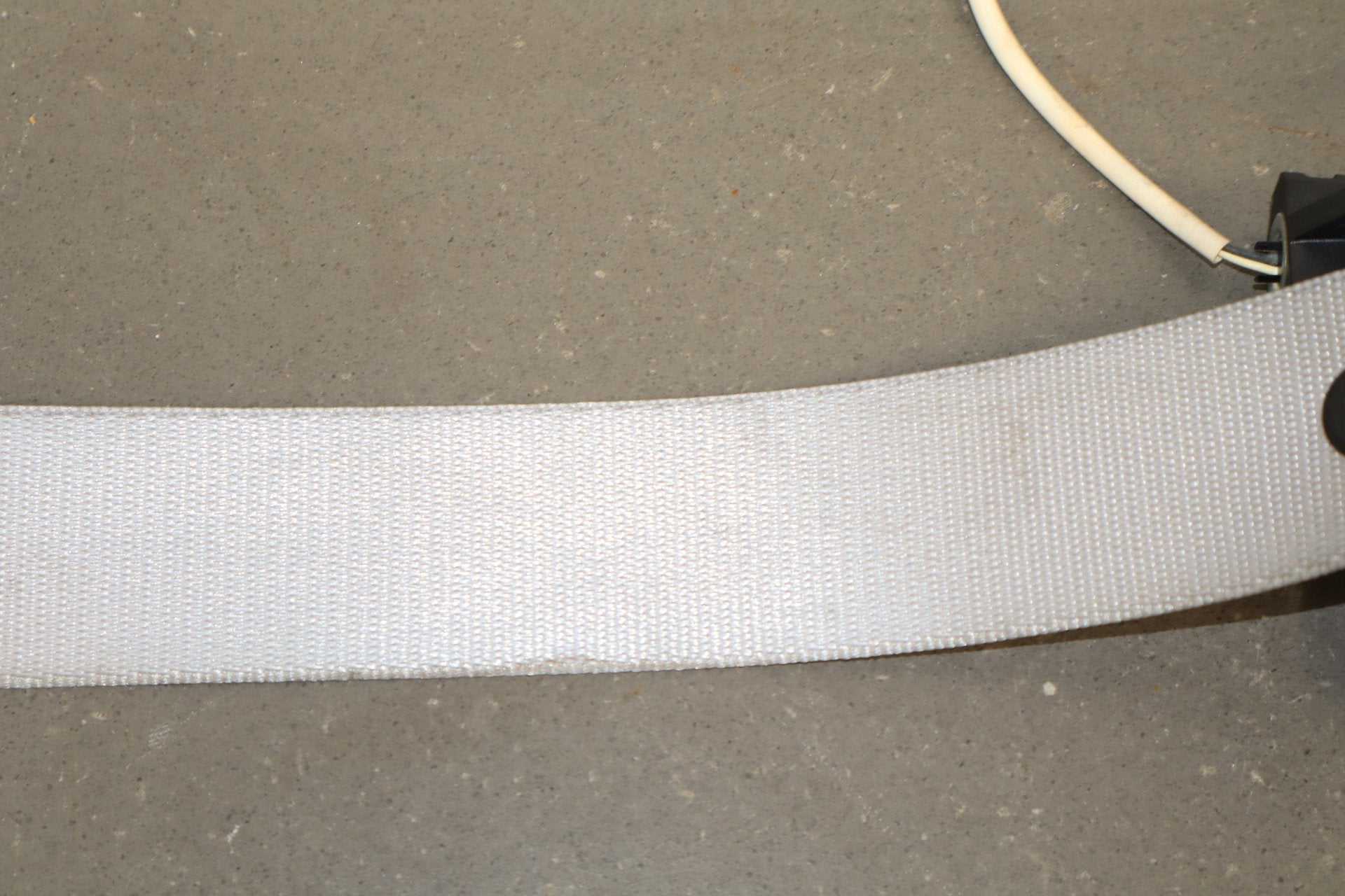 2010 Porsche Panamera 4 S Left Rear Seat Belt Yachting Blue/ Cream BD