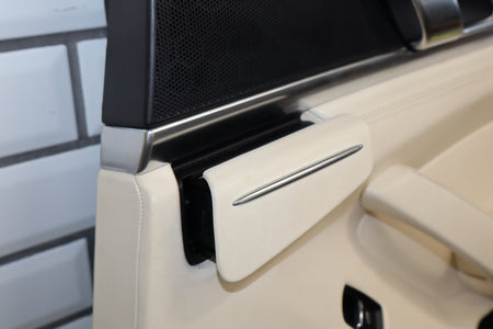 2010 Porsche Panamera 4 S Right Rear Door Panel Yachting Blue/ Cream BD