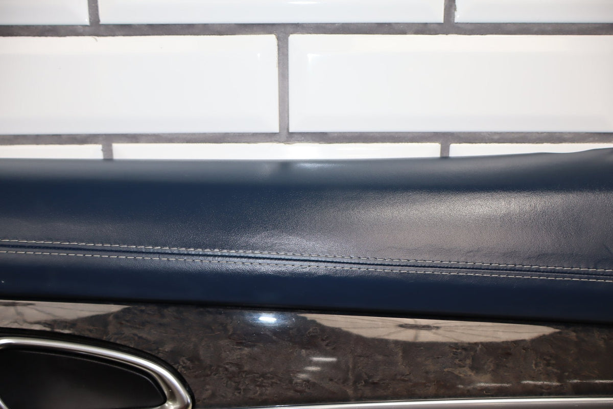 2010 Porsche Panamera 4 S Right Rear Door Panel Yachting Blue/ Cream BD