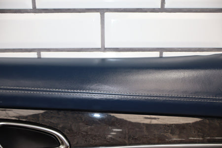 2010 Porsche Panamera 4 S Right Rear Door Panel Yachting Blue/ Cream BD