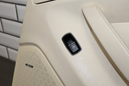 2010 Porsche Panamera 4 S Right Rear Door Panel Yachting Blue/ Cream BD