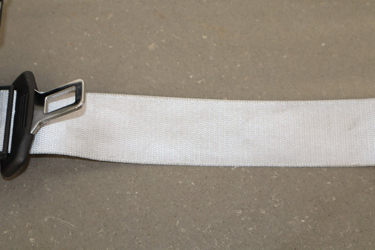 2010 Porsche Panamera 4 S Right Rear Seat belt Yachting Blue/ Cream BD