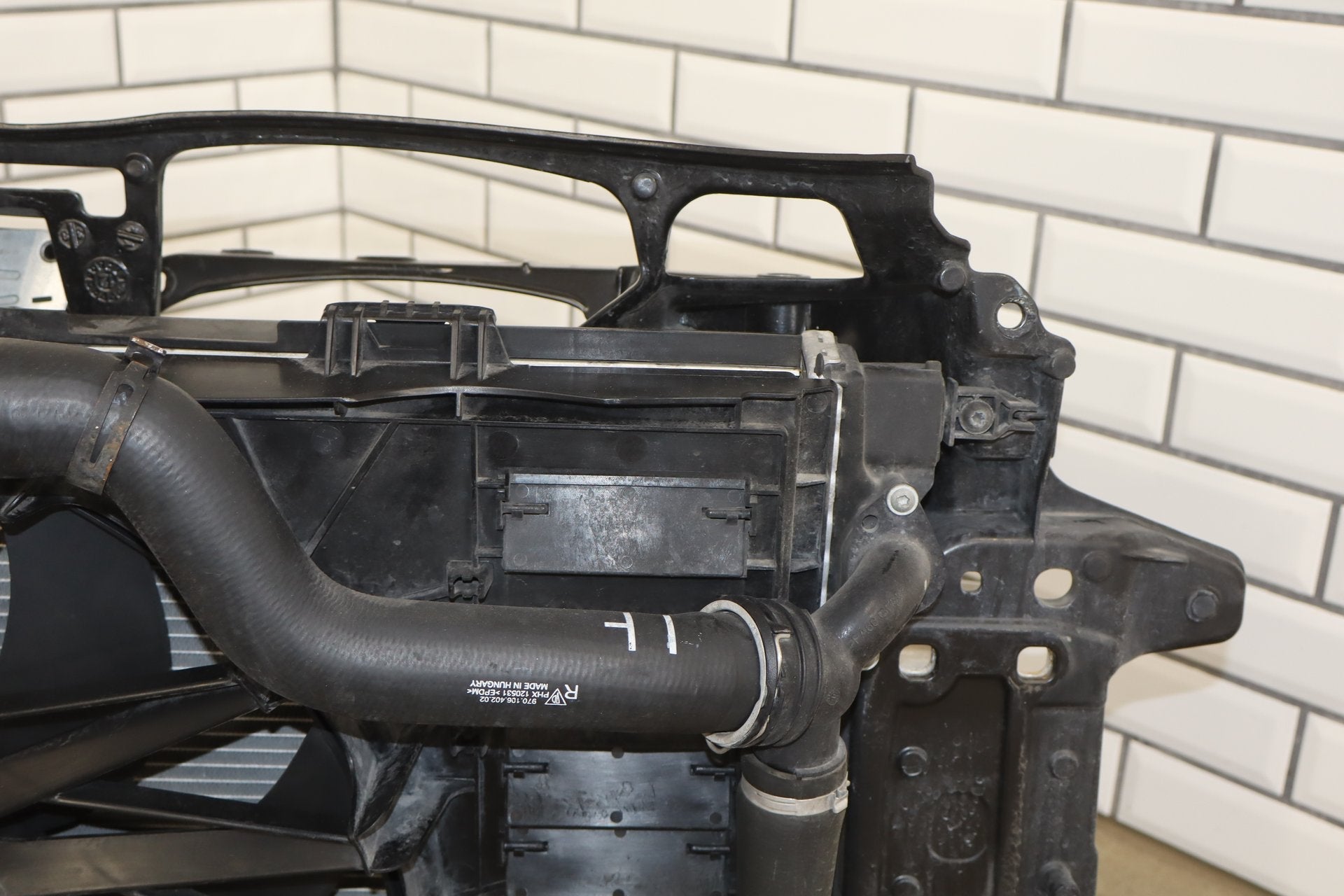 2010 Porsche Panamera 4S Loaded Radiator Core Support Assembly OEM