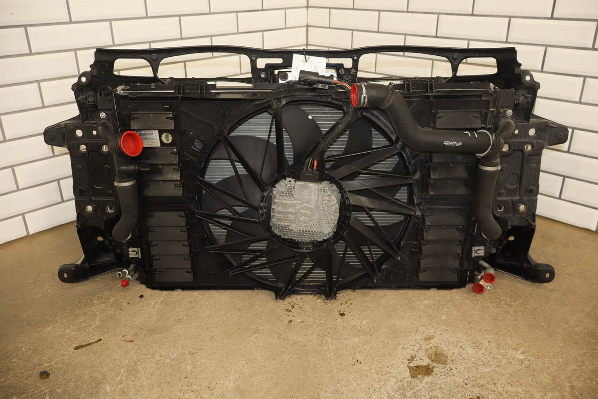 2010 Porsche Panamera 4S Loaded Radiator Core Support Assembly OEM