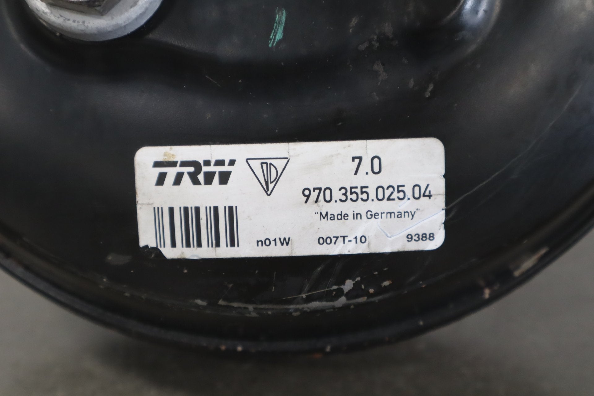 2010 Porsche Panamera Brake Booster OEM
