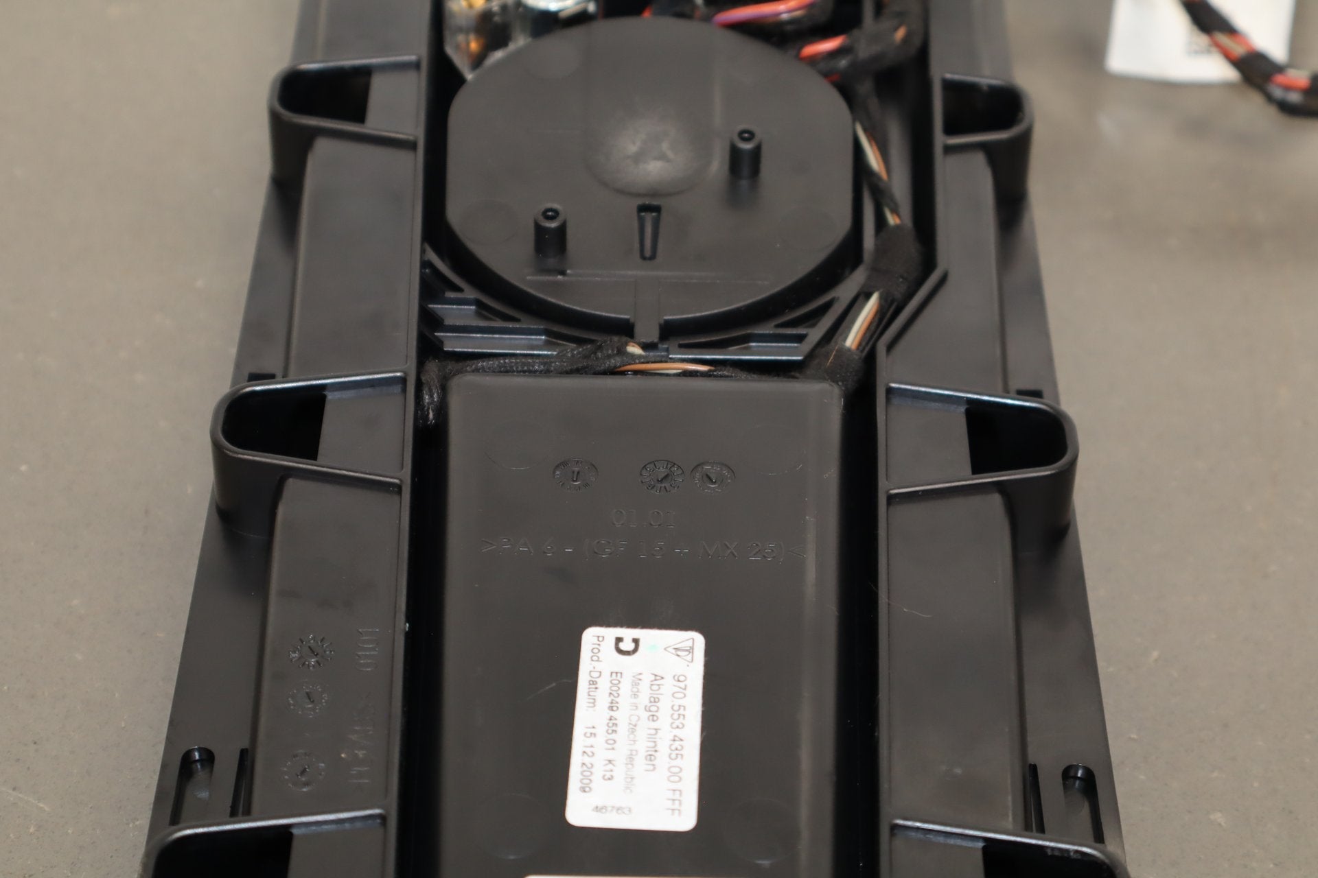 2010 Porsche Panamera Cup Holder OEM Center Console Mounted