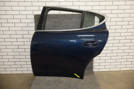 2010 Porsche Panamera Left Rear Door Dark Blue Metallic ( N4 )