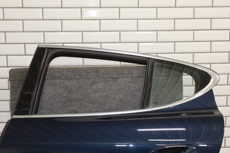 2010 Porsche Panamera Left Rear Door Dark Blue Metallic ( N4 )