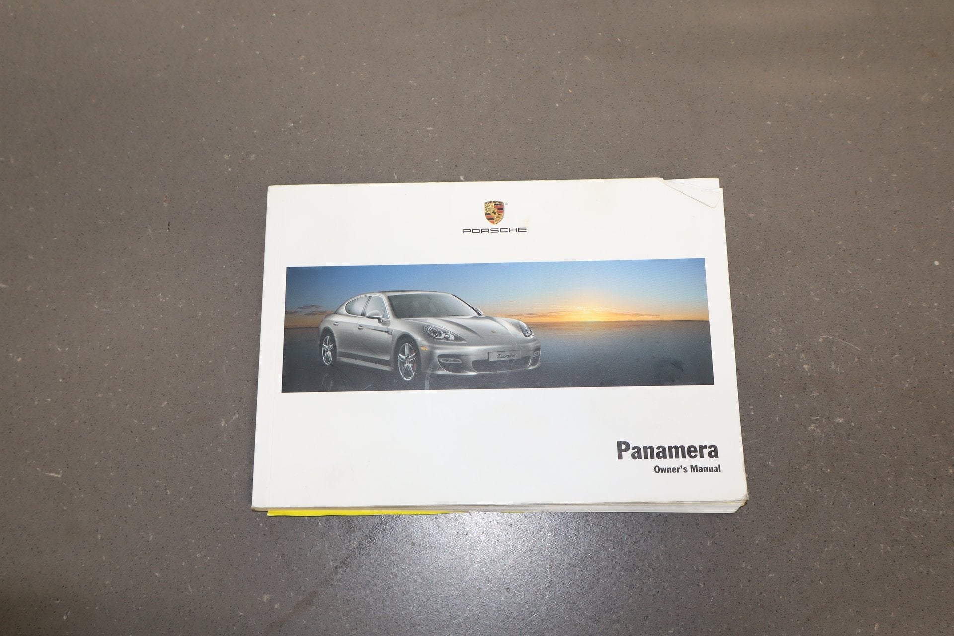2010 Porsche Panamera Owners Handbook OEM