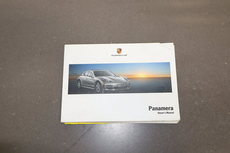 2010 Porsche Panamera Owners Handbook OEM