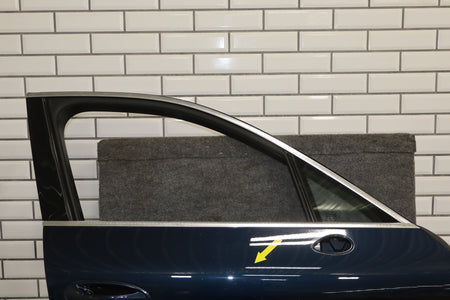 2010 Porsche Panamera Right Front Door Dark Blue Metallic N4
