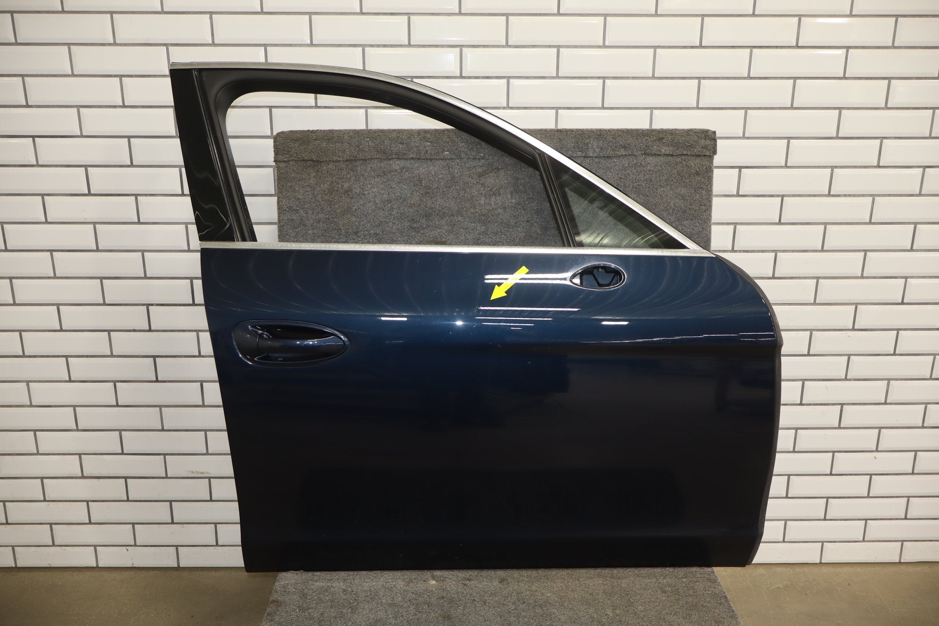 2010 Porsche Panamera Right Front Door Dark Blue Metallic N4