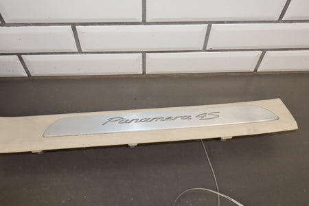 2010 Porsche Panamera Sedan Set x4- Sill Plates Yachting Blue/ Cream (BD)