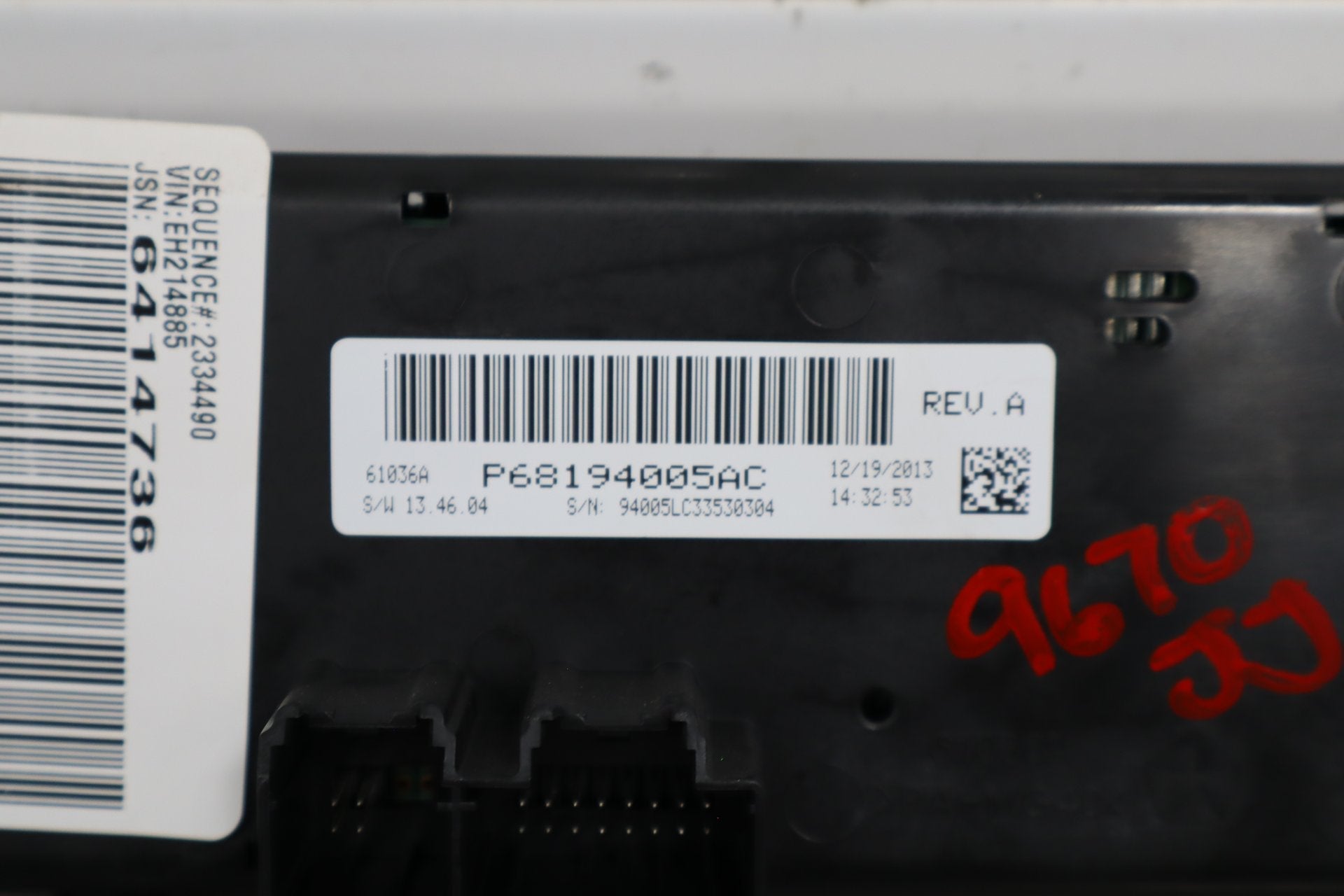 2011-2014 Dodge Challenger Climate Control 55111463AE OEM