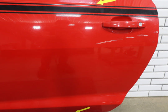 2011 - 2015 Chevrolet Camaro SS Left Front Door Red Hot G7C