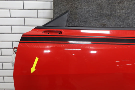 2011 - 2015 Chevrolet Camaro SS Left Front Door Red Hot G7C