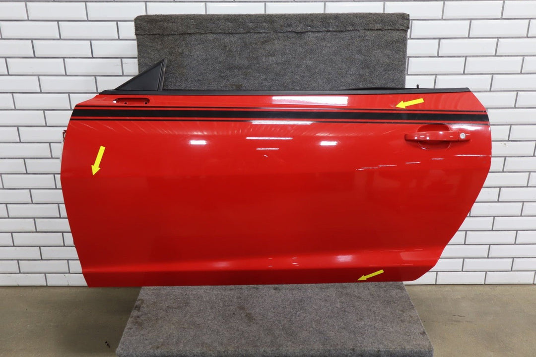 2011 - 2015 Chevrolet Camaro SS Left Front Door Red Hot G7C