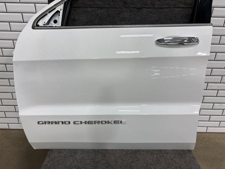 2011-2022 Jeep Grand Cherokee LH Driver Left Front Door Bright White PW7