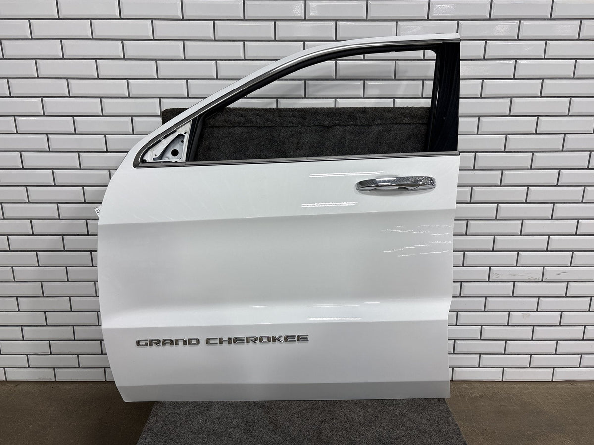 2011-2022 Jeep Grand Cherokee LH Driver Left Front Door Bright White PW7