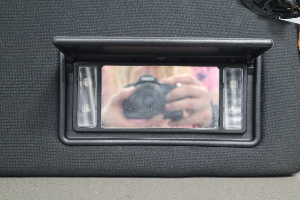2011-2023 Dodge Charger Interior Sun Visors Mirror Illuminated Left/Right Black