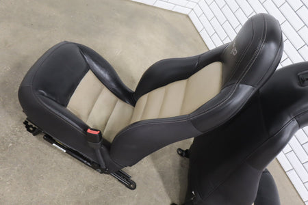 2011 Chevrolet Corvette C6 4LT Leather Seats Set Black/ Cashmere 315