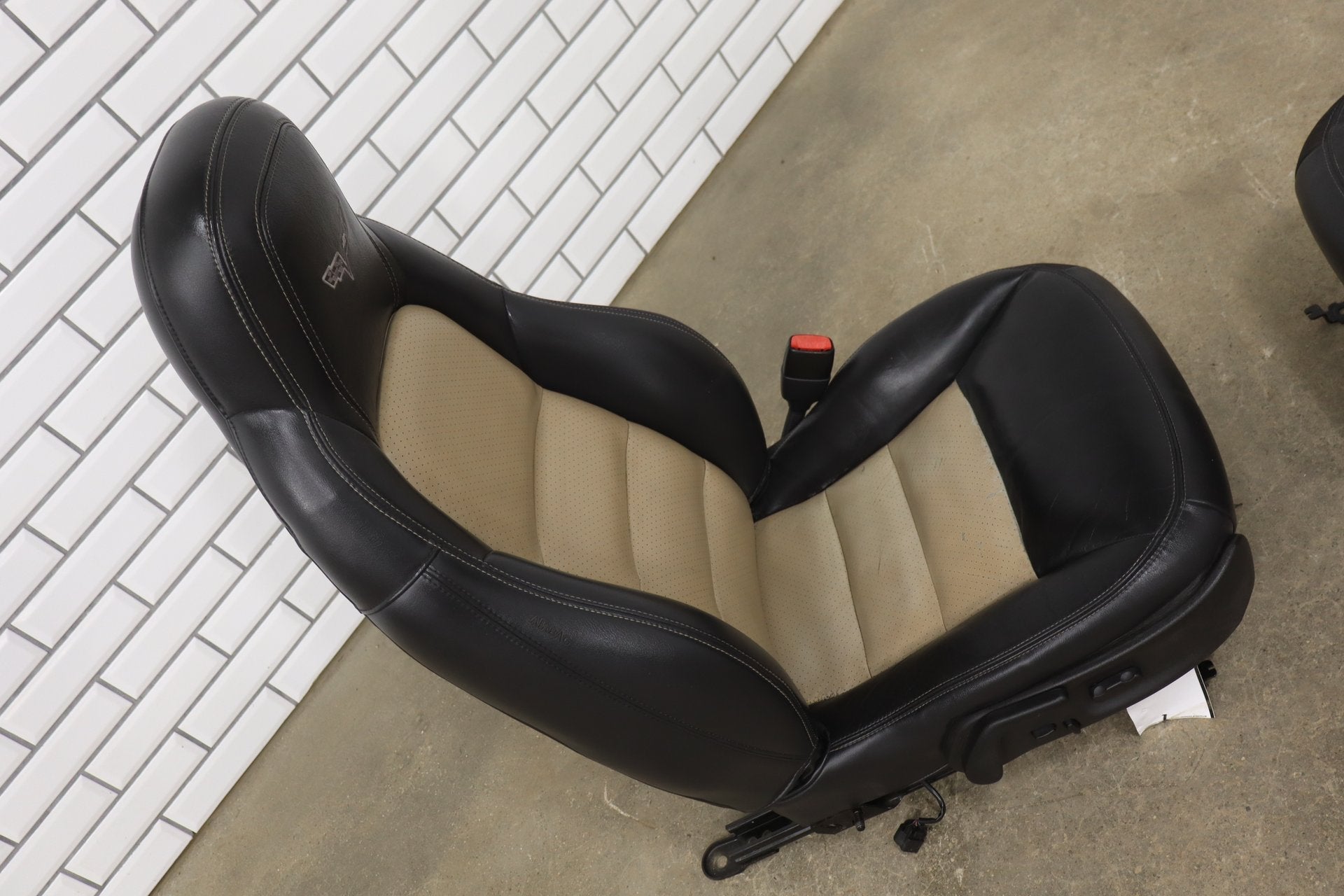 2011 Chevrolet Corvette C6 4LT Leather Seats Set Black/ Cashmere 315