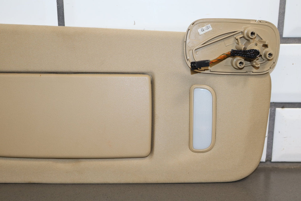 2011 Chevrolet Tahoe Sun Visor Pair Left/Right Light Cashmere 333